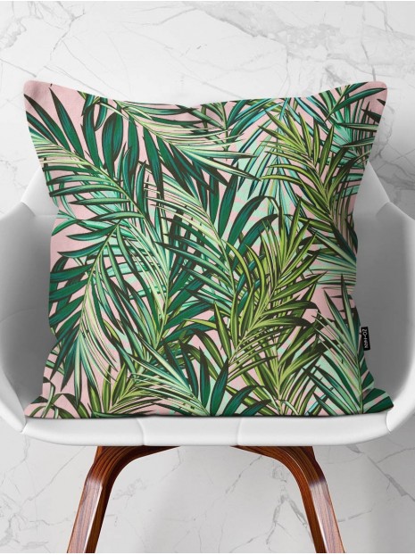 Pink Tropical Vibes Pillow