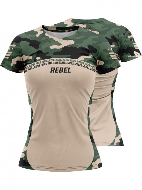 Rebel Camo - Koszulka treningowa