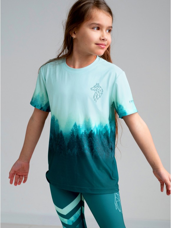 Kids Sports T-shirt - Wild and Free