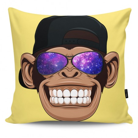 Throw Pillow Galaxy Monkey