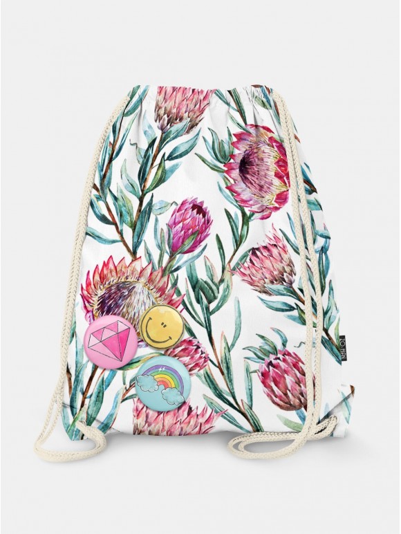 Tropical Protea Bag