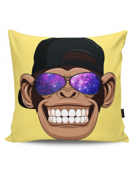 Throw Pillow Galaxy Monkey