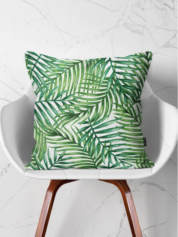 Green Leaves Cushion