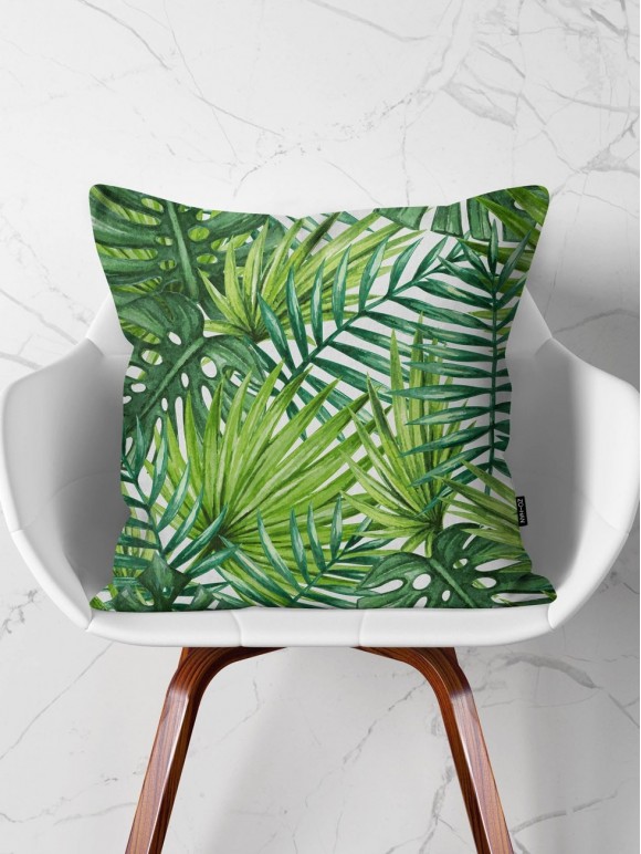 Green Leaves Cushion