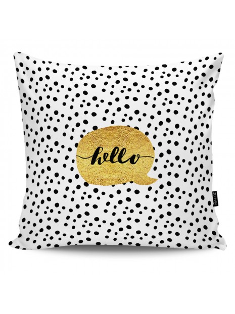 Throw Pillow Hello