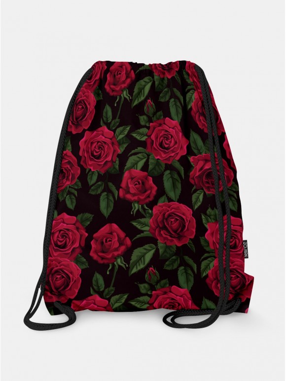 Raspberry Roses Bag